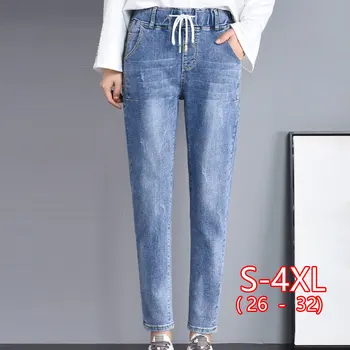 

Jean Woman Mom Jeans Pants Boyfriend Jeans For Women With High Waist Push Up Large Size Ladies Jeans Denim 5xl 2020