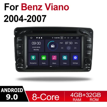 

4GB android 9.0 car dvd player for Mercedes Benz Viano 2004~2007 NTG Multimedia GPS Navigation Map Autoradio WiFI Bluetooth