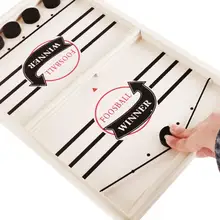

Wooden Bumper Slingshot Chess Interactive Table Ice Hockey Kids Toy