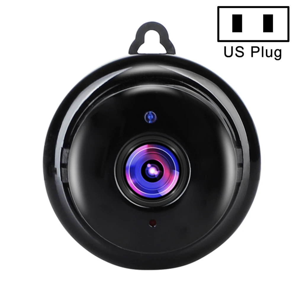 1080P беспроводной мини wifi ночное видение умный дом безопасности IP камера монитор Детский Монитор обнаружения удаленный доступ камеры безопасности - Цвет: US plug