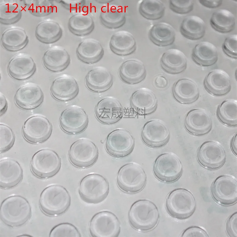128PCS 4MM*1MM SELF ADHESIVE ANTI SLIP BUMPERS SILICONE RUBBER FEET PADS  GREAT SILICA GEL SHOCK ABSORBER FOR CABINET DOORS