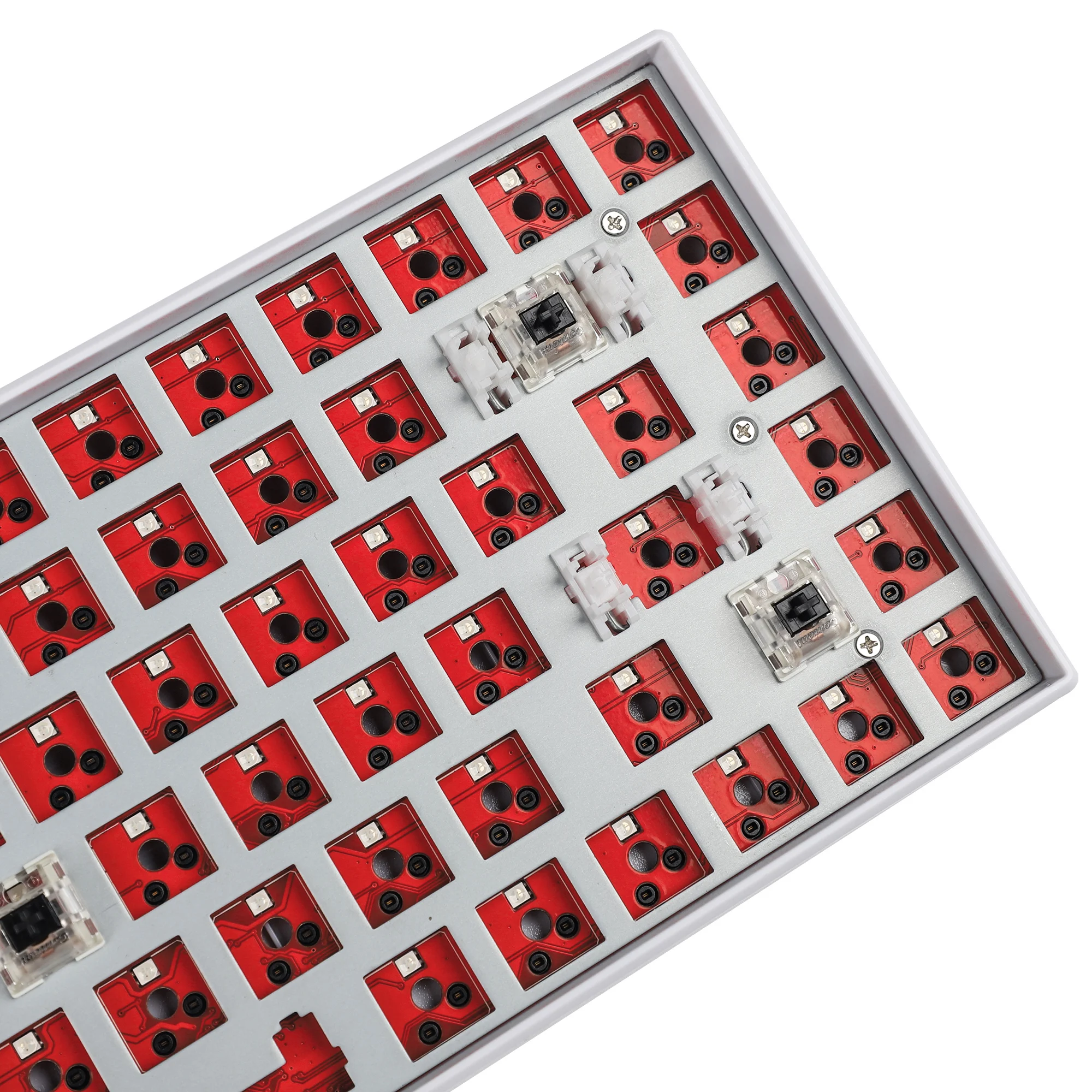 Rgb Destacável Usb com Fio Bluetooth 2.4g Três Modo Hotswap Kailh Soquete Kit Diy 84 75 - Imagem 4