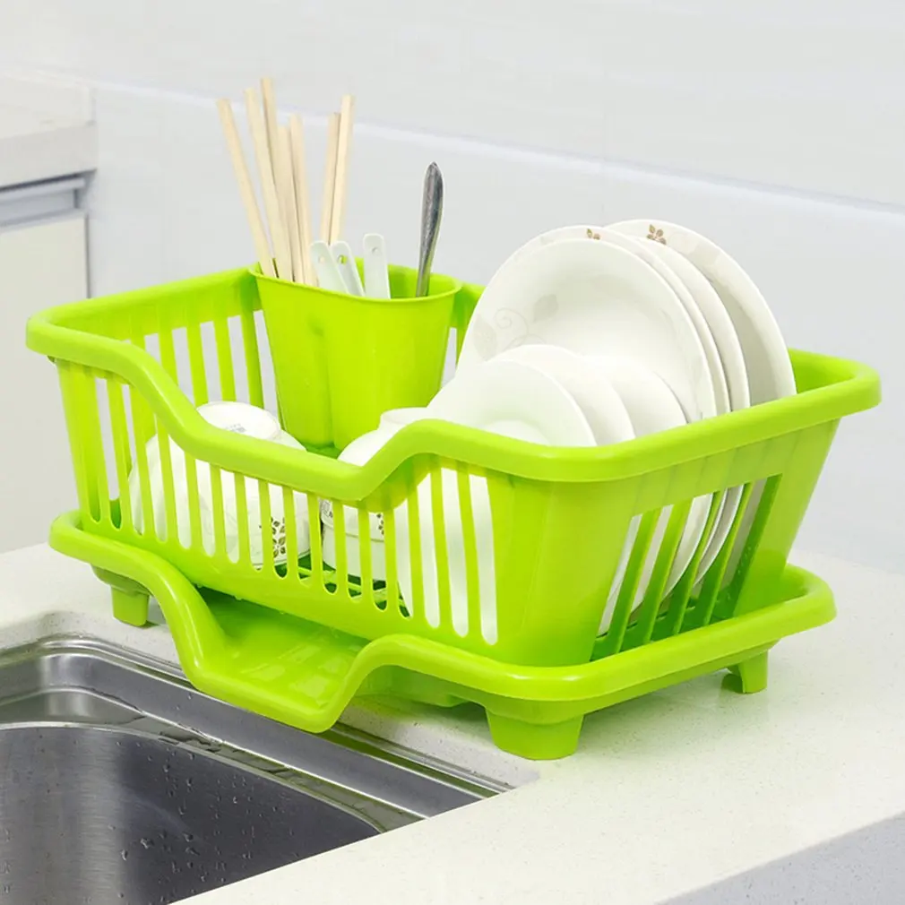 

2018 new Fashion Kitchen Sink Dish Multi-function Holder Basket Drainer Drying Rack Kitchen WashingOrganizer Tray dropshipping