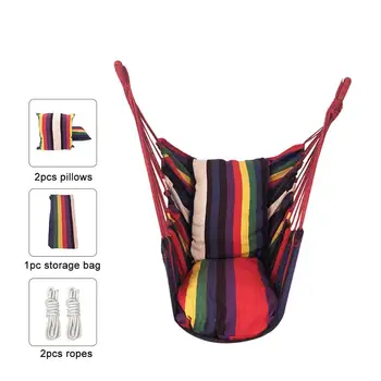 

Hammock Chair portable hanging chair Outdoor swing Seat For indoor, garden, travel, camping, bedroom garden swing bed