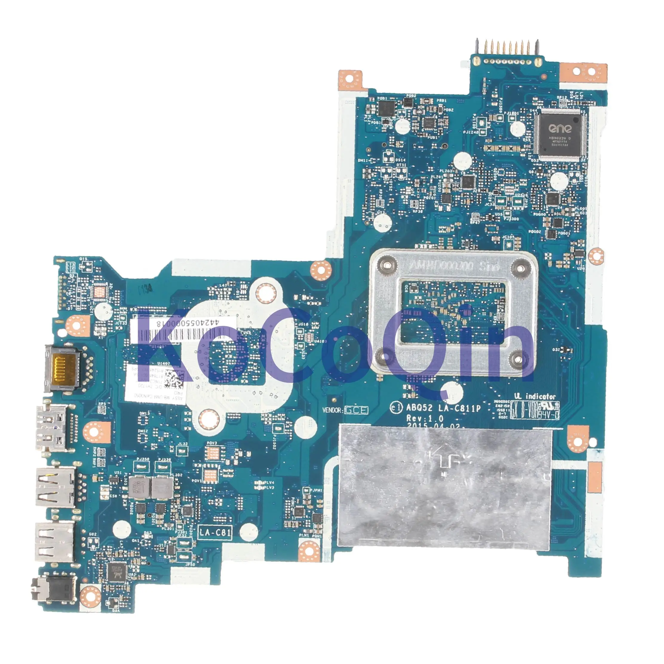 KoCoQin материнская плата для ноутбука hp павильон 15-AC 250 256 G4 Core N3050 SR29H материнская плата 817846-001 817846-501 ABQ52 LA-C811P