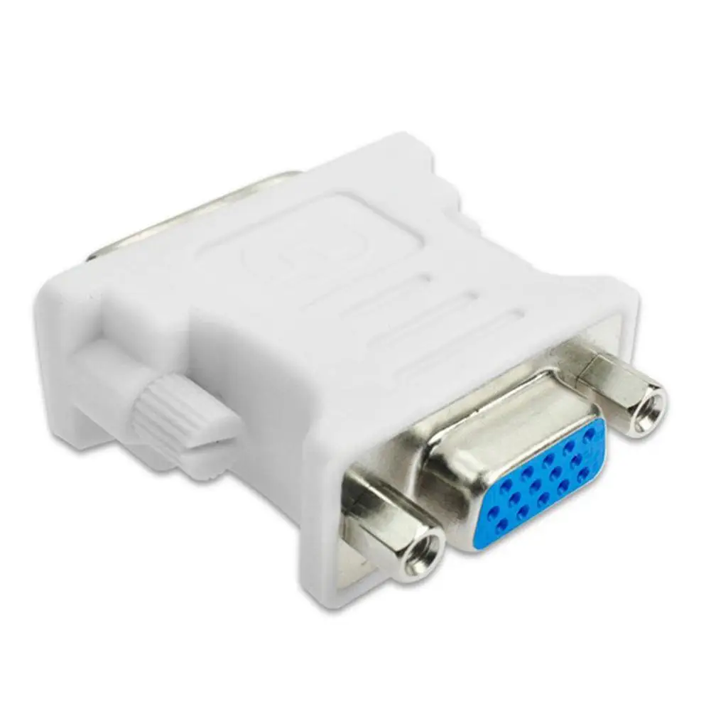 1080P DVI i 24 + 5 В VGA кабель Мужской Женский конвертер видео адаптер переключатель