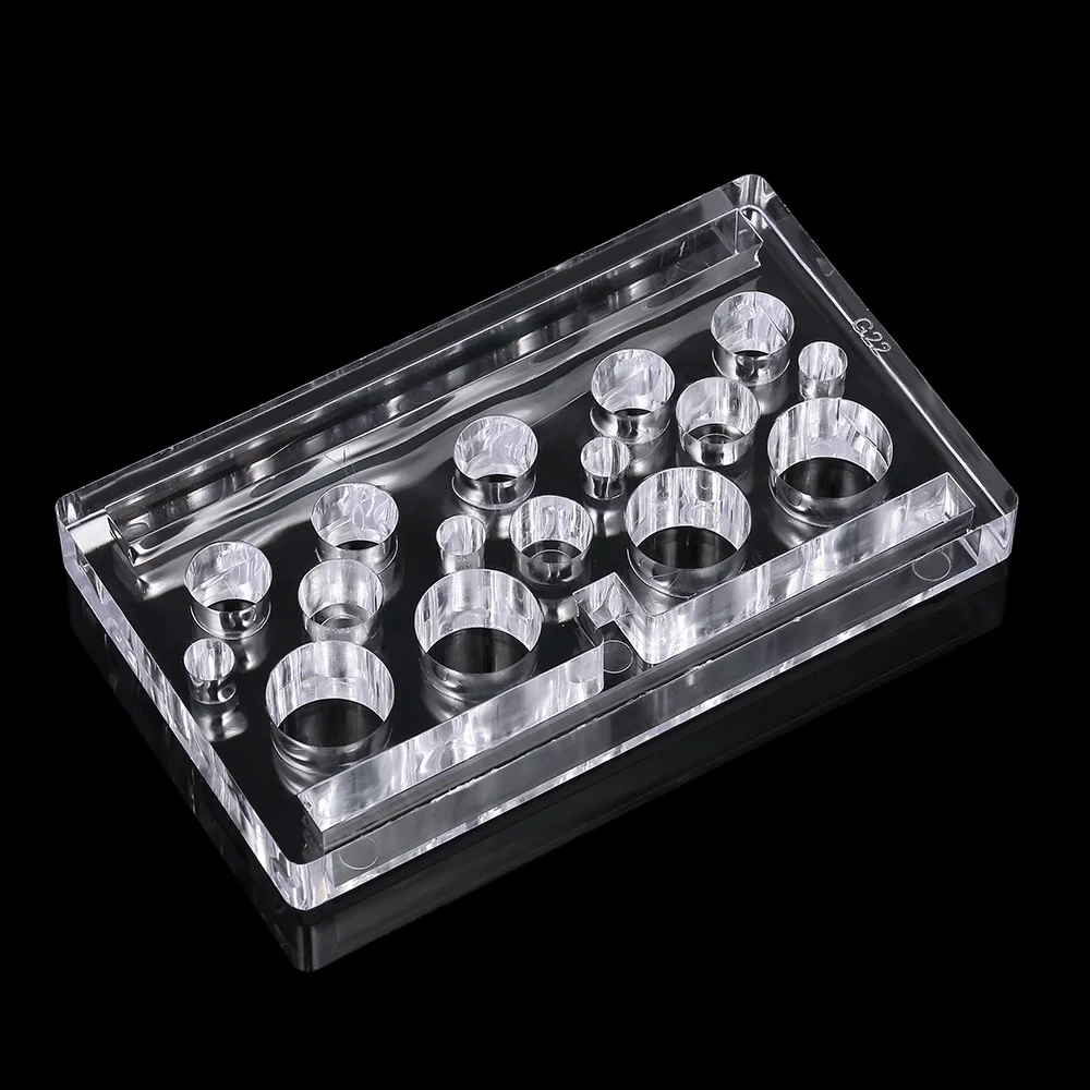 4pcs Transparent Tattoo Ink Cup Holder Tattoo Machine Pen Holder Stand For Permanent Makeup Eyebrow Lips Caps Tattooing Tool