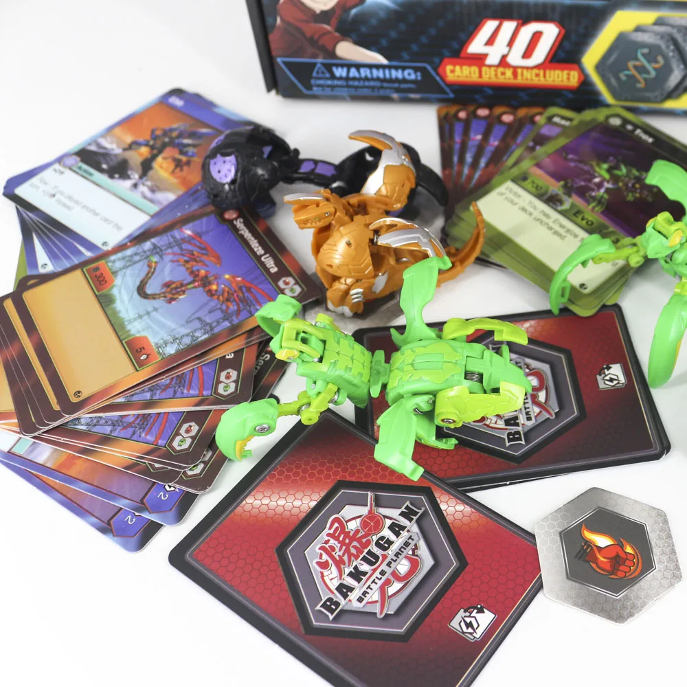 

Takara Tomy Bakugan Battle Brawlers Baku BakuCores Battle Planet Starter Pack Table Game Dragonoid 3 Ball Toys for Children