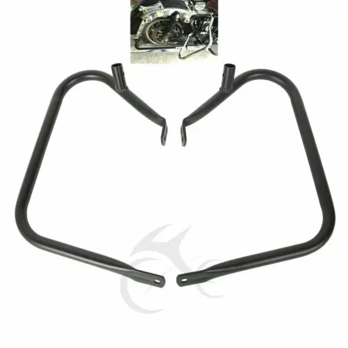 Подсидельная мотоциклетная сумка сумки стальная защита кронштейн для Harley Touring Road King Road скользящий Electra Glide 1997-2008