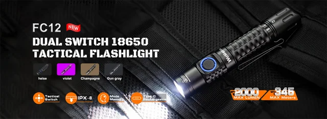 Torcia Subacquea Wurkkos DL07 | 3000 Lumen | Impermeabile 100M | Con USB-C - Per Immersioni, Foto E Video - Foto 9
