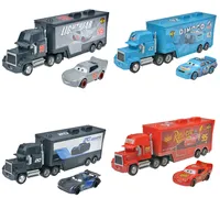 Disney-coches Pixar Cars 3 y 2 Lightning McQueen 1:55, coche de aleación de Metal fundido a presión, juguete para niños, regalo de Navidad