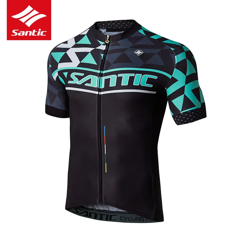 Новинка, Santic Pro, короткий рукав, Майки для велоспорта, дышащие, MTB, шоссейные, велосипедные, Джерси, противоскользящие, быстро сохнут, для спорта на открытом воздухе, велосипедная одежда