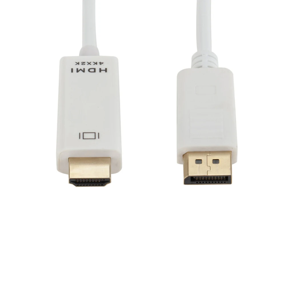 Порт дисплея к HDMI стабильному ноутбуку аксессуары дисплей ПК адаптер кабель Быстрый видео компьютер HD ПВХ 4K 1080P
