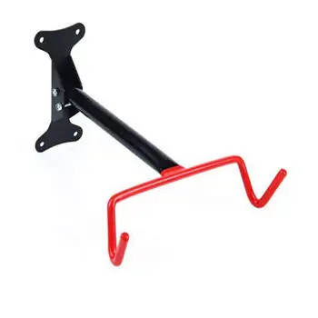 

Wall Mounted Bike Durable Black Red Stainless Steel Garage Suspension Outdoor Sport Bracket Cycle Riding Shop Tool