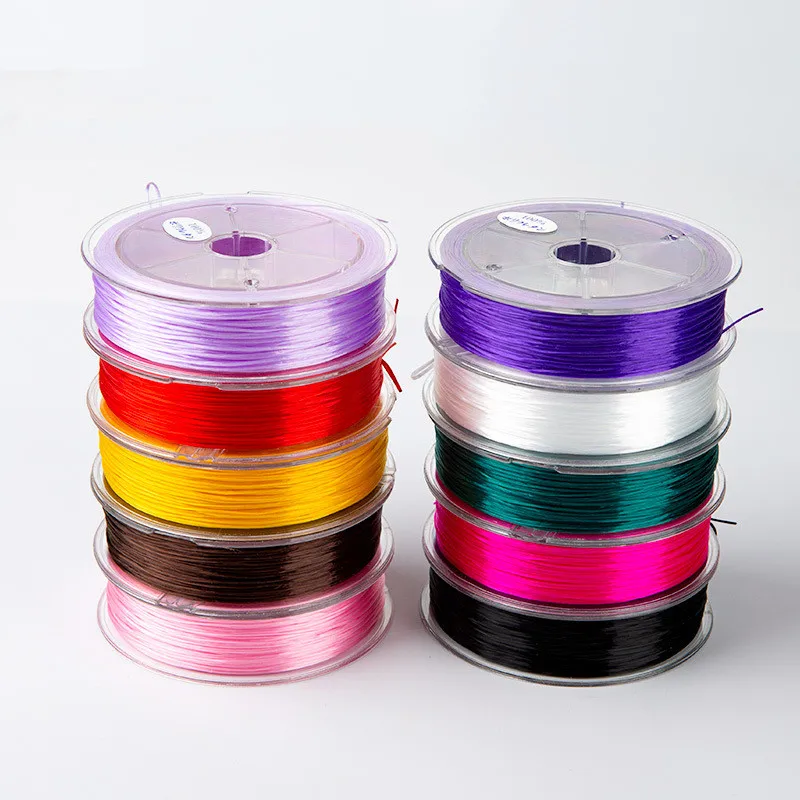 

New 0.5mm transparent crystal elastic line Beads bracelet necklace beaded elastic line diy elastic line jewelry accessories