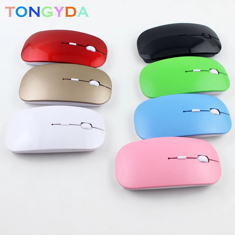 Беспроводная оптическая игровая мышь USB 2,4 GHz приемник мыши ультра тонкий для Mac компьютера ПК ноутбука рабочего стола