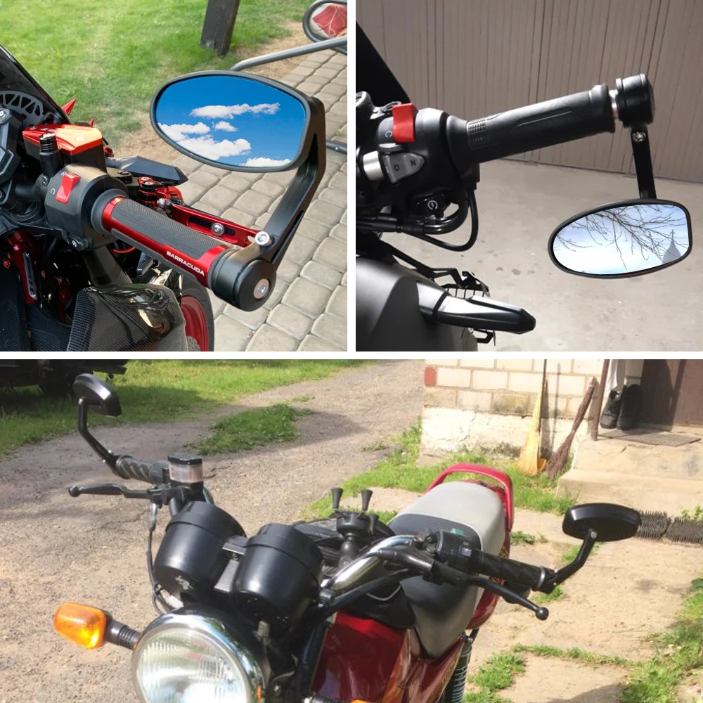 Для Yamaha MT07 MT09 MT10 mt 07 09 10 07mt мотоцикла алюминиевый задний вид 7/8 &quotРучка Бар Конец