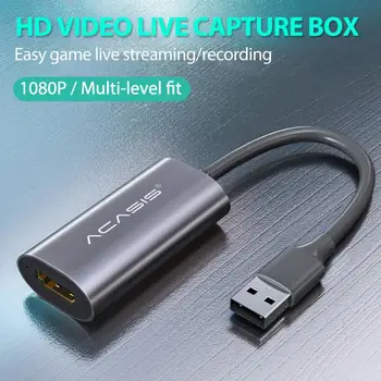

Video Card Capture HDMI Video Capture Card Streaming VHS Board USB 2.0 Capture Cards Grabber Recorder Box For PS4 Game DVD Camer