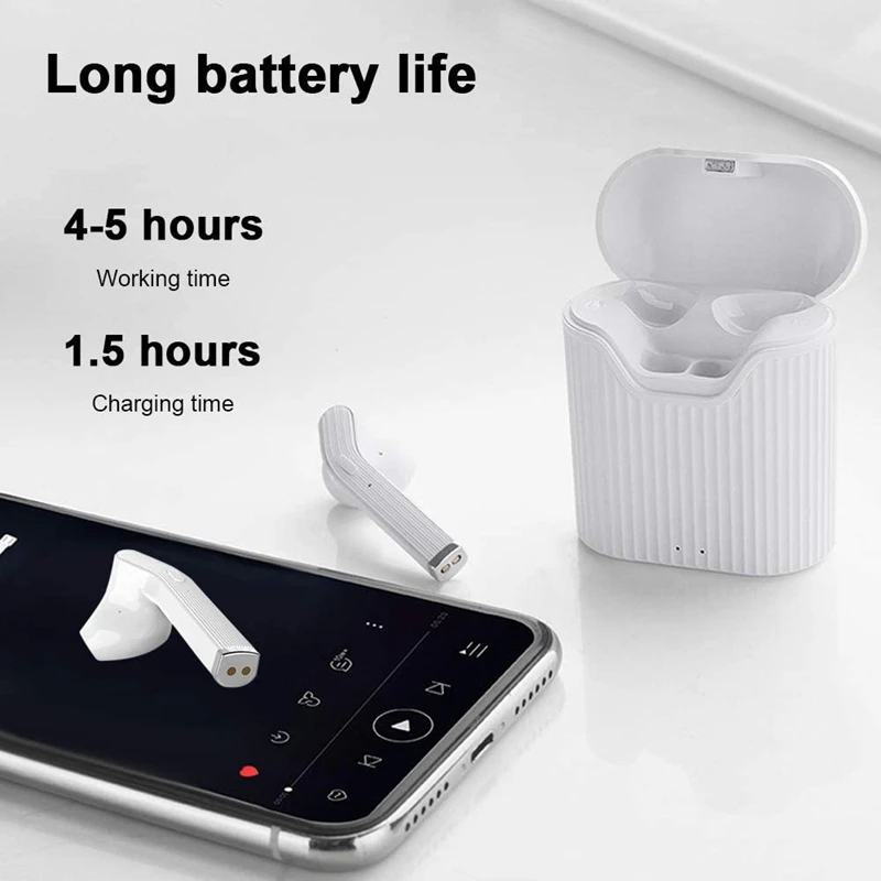 H19T TWS Bluetooth Earphone Mini Portable Wireless Headphones In Ear Noise Canceling Headphones for IOS Android