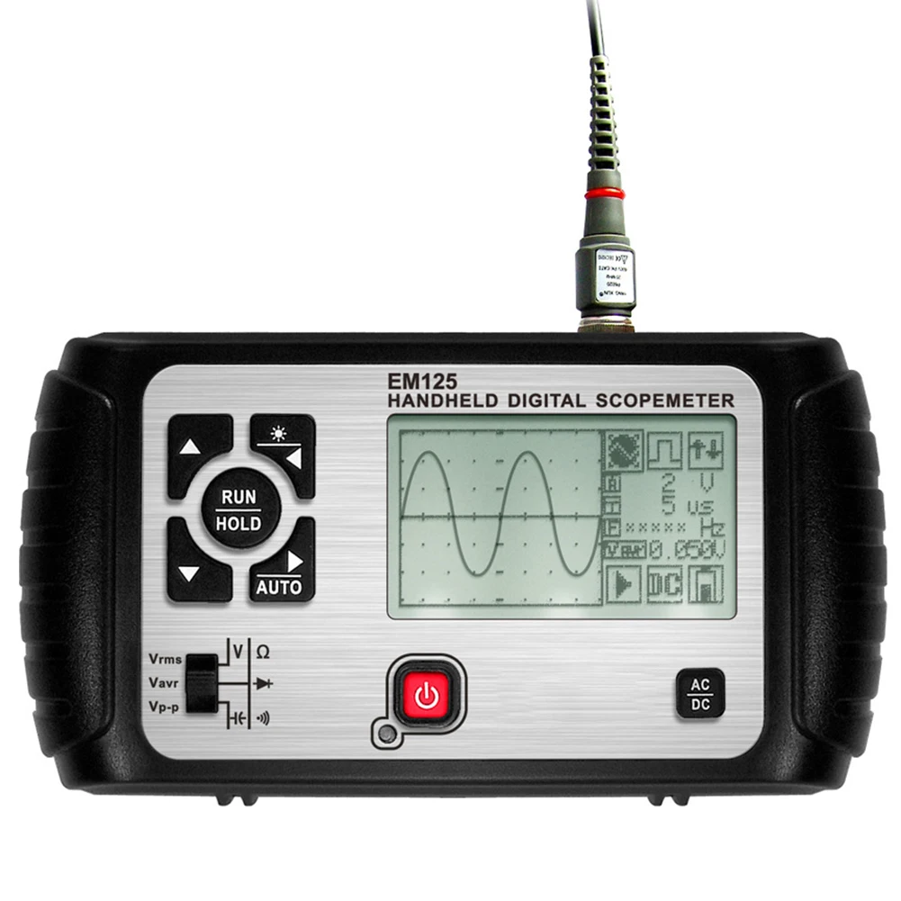 

EM125 LCD Screen Manual Accurate Easy Use Multifunction Tools Handheld Digital Oscilloscope Mini Stable Intelligent High Speed