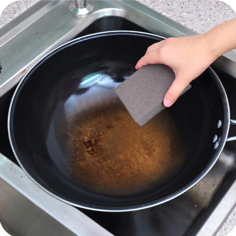 1 шт. Кухонные гаджеты волшебная губка щетка для чистки посуды губка для мытья посуды кухонный горшок Сковорода кухонный домашний моющий чистящий инструмент