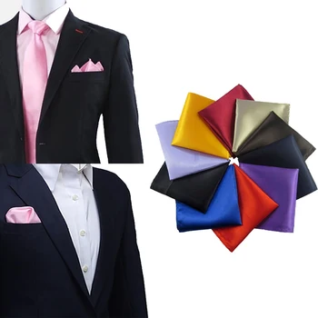 

Silk Texture Men'S Pocket Towel Chest Towel Handkerchief Banquet Gentleman