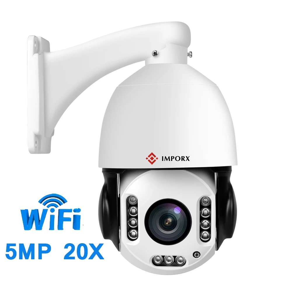 IMPORX 20X Zoom 5MP беспроводная wifi Автоматическая слежение PTZ ip-камера HD 1944P высокоскоростная камера для наружного наблюдения ip-камера