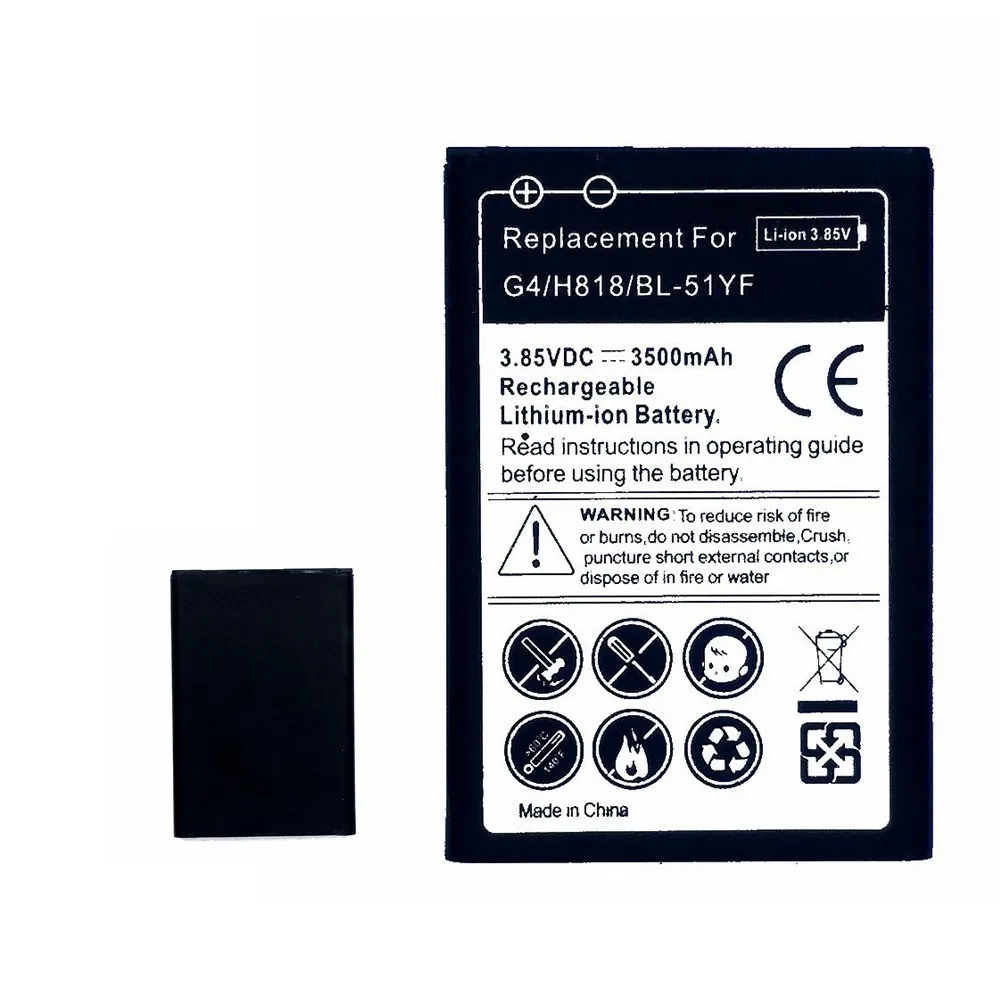 Аккумулятор для телефона LG G4 H818 H815 H810 VS999 F500 H819 F500S F500K H811 V32 G Stylo H81|Аккумуляторы