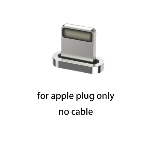 for Apple plug WSKEN Lite1 Магнитная Зарядка через usb кабель Micro Тип usb C для быстрой зарядки и передачи данных провод для Samsung Xiaomi Магнитная Зарядное устройство для iPhone XR - Цвет: for Apple plug