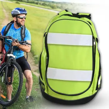 

Night Reflective Luminous Riding Low Resistant Safety Backpack Outdoor Sports Cycling High Visibility Reflective Bag Rain Cover