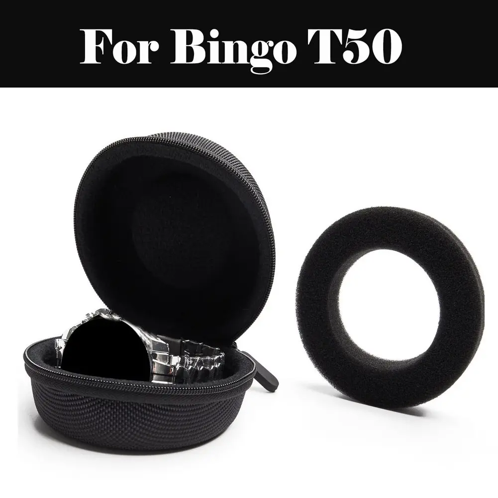 

Watch Storage Case Cover Zipper Box Single Travel Portable Coin Bag EVA Accessories Protective Jewelry Waterproof For Bingo T50