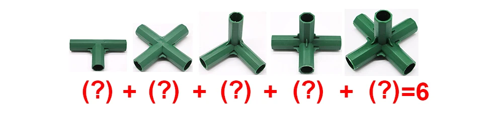 Description Picture 2 of item6pcs 16mm Inner Diameter Gardening Plant Stakes Plastic Edging Corner Connection Accessories Greenhouse Plant Frame Connectors