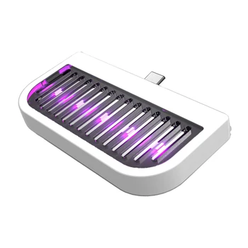 

UVC Portable Mini Sterilization Disinfection Ultraviolet Light Bactericidal Lamp for 8Pin Phone/type C NEW