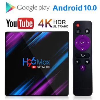 

Android 10 TV Box RK3318 2GB 4GB RAM 16GB 32GB 64GB ROM Top Set Box Quad-Core 4K 2.4G/5G WiFi Bluetooth Smart Media Player