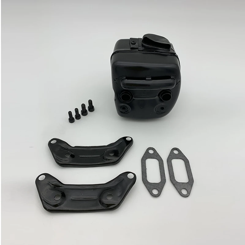 AUMEL Kit Staffa Marmitta Di Scarico Per Motosega Husqvarna 365 371 372 XP 385 390XP - Sostituisce OEM 503 76 53-01, 544 02 95-01