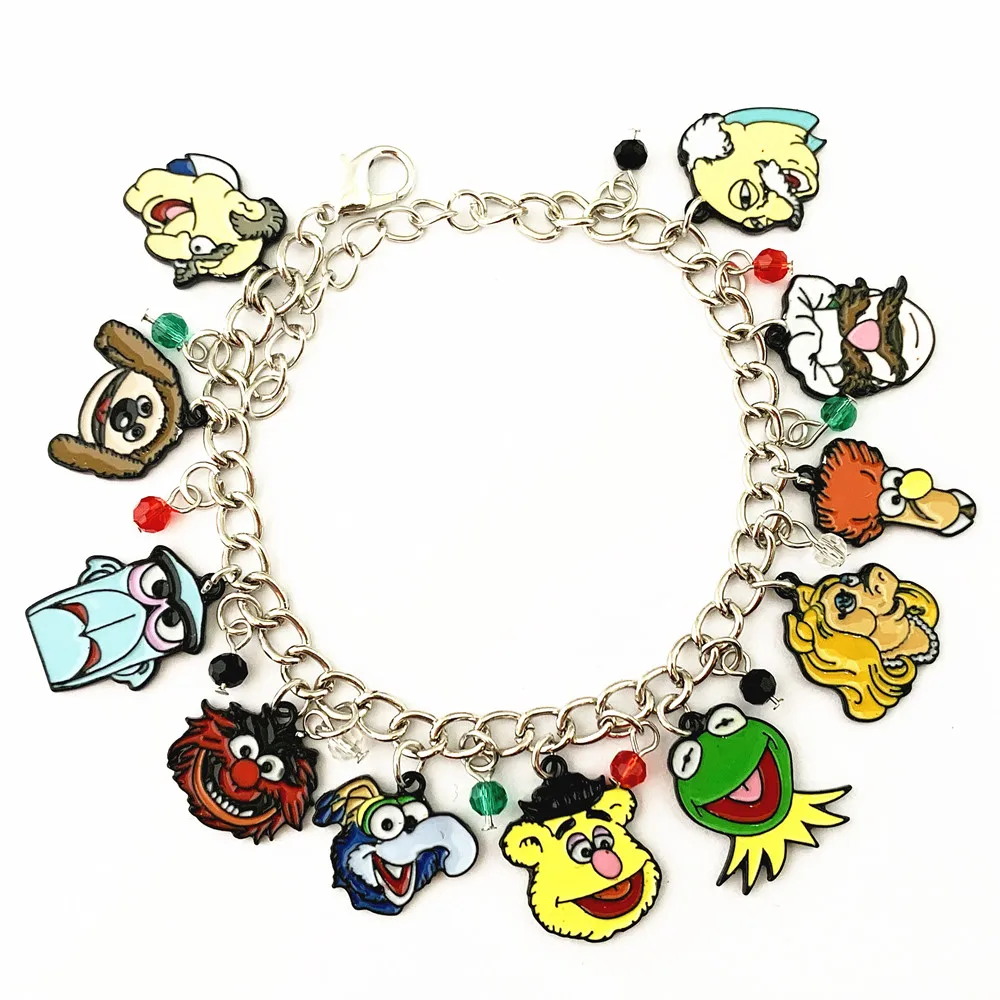 FANTASY UNIVERSE Movie High Quality Fashion Jewelry Cosplay Metal The Muppets Charm Bracelet Woman/Girl/Boy Gift | Украшения и