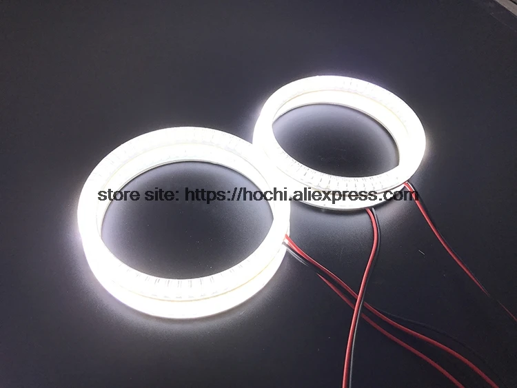 HochiTech ультра яркий SMD белый светодиодный angel eyes halo Кольцо комплект DRL для Mitsubishi Challenger Montero Sport 2008