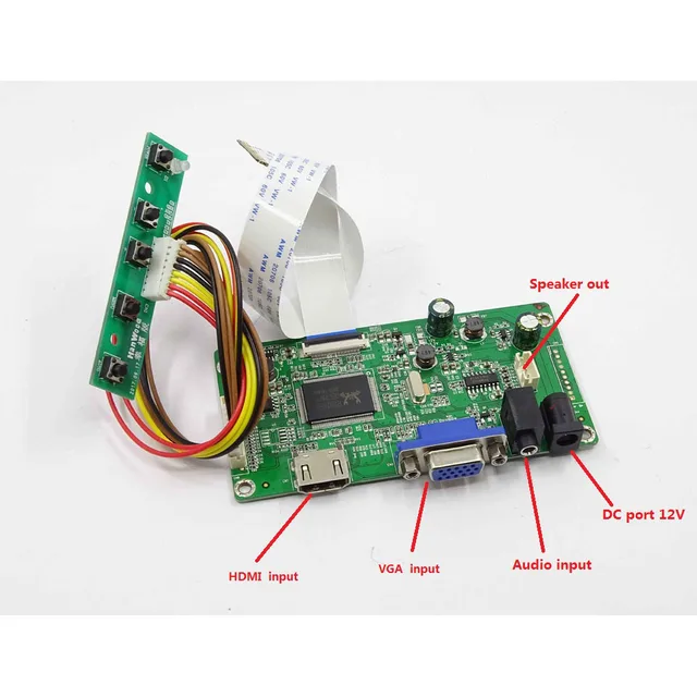 Kit de controlador de pantalla LED para LP140WF3-SPD1/LP140WF3-SPC1, placa controladora EDP de 30 Pines, LCD, LED, HDMI, pantalla VGA, 1920x1080