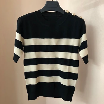 

Short Sleeve Sweater Spring Newly cashmere sweater Slim Ladies 2020 Fashion Women jumper Knitted Sweater