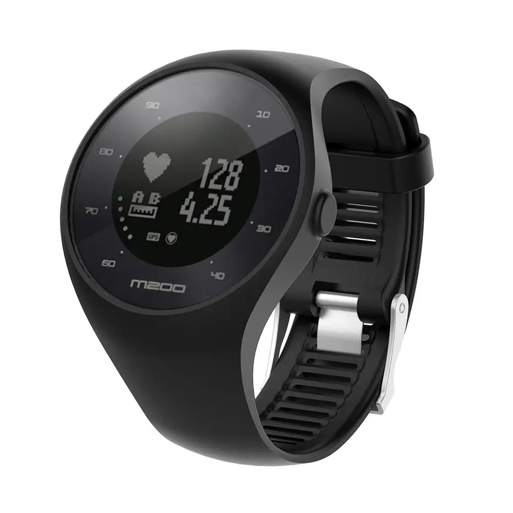 Силиконовые часы ремешок Браслет замена для Polar M200 gps часы