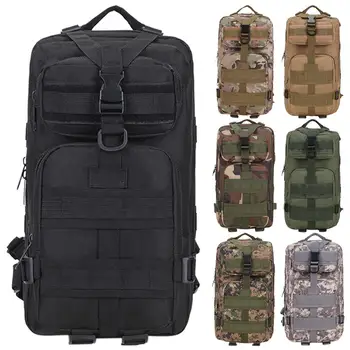 

Camouflage Oxford Cloth Knapsack Backpack Outdoor Hiking Shoulder Bag Pouch