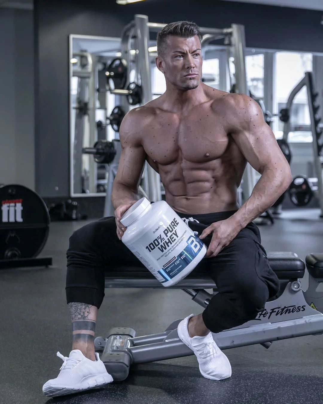 Muscle Dr. Европа и Америка братья популярный бренд стиль нагрудник комбинезон для мужчин чистый хлопок повседневное Бег Фитнес Брюки