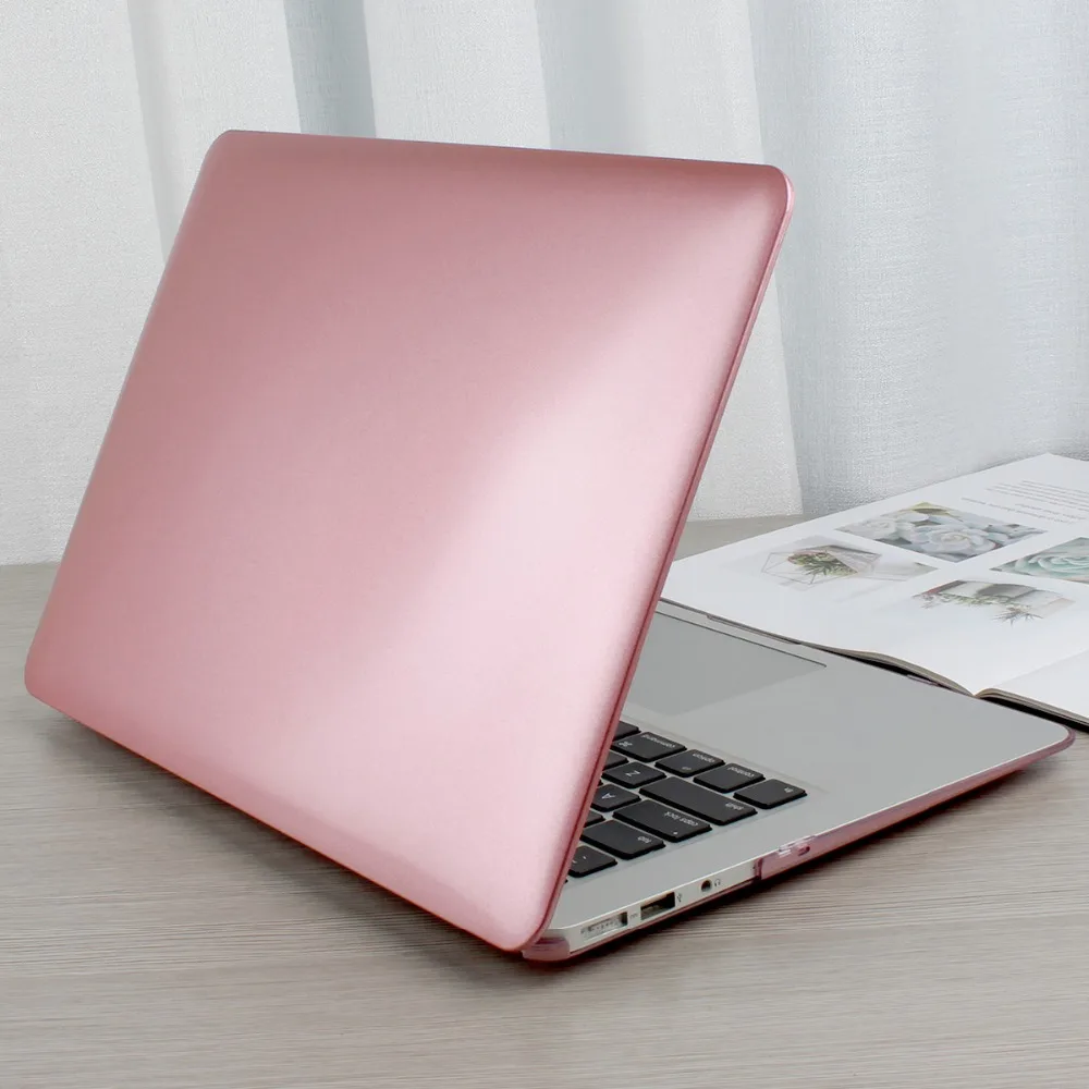 Металлический дизайн чехол для Macbook retina Air Pro 11 12 13 1" Touch bar A2159 A1932 A1708 A1989 A1990 с крышкой клавиатуры