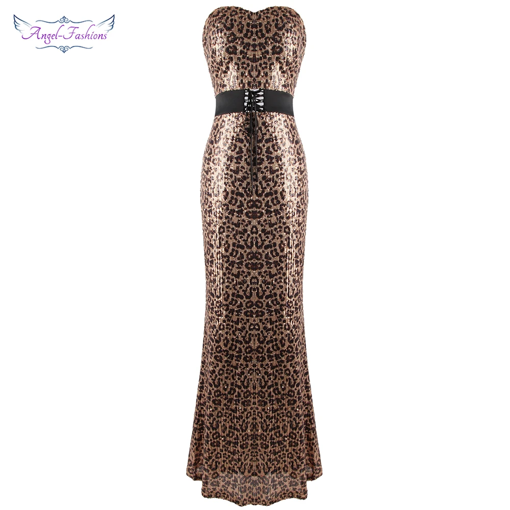 

Angel-fashions Women's Sweetheart Prom Party Pattern Sequin Splicing Satin Lace Up Long Bodycon Vintage Evening Dresses L-200106