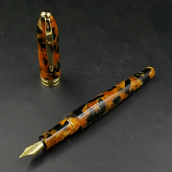 

Custom Resin Fountain Pen Ink Pen With #5 Fine Schmidt NIb And Schmidt Converter Stationery Office school supplies