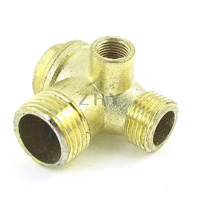 Латунный обратный клапан компрессора воздуха с наружной резьбой 90 градусов