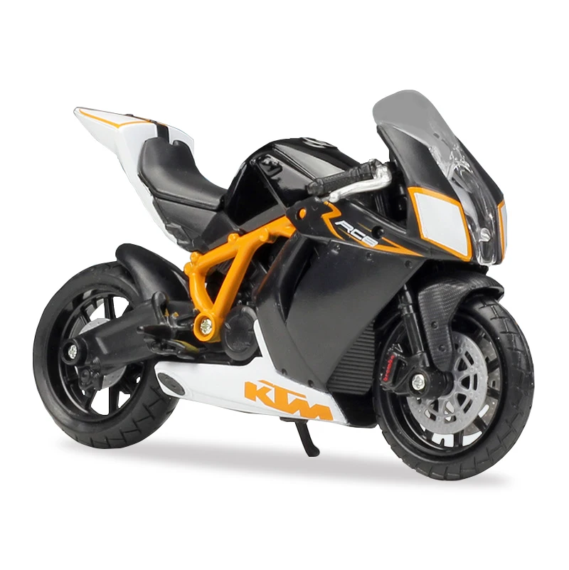 1:18 Scale Mini Bburago KTM 250 Duke Bike Diecast Race Motorcycle Model Toy 