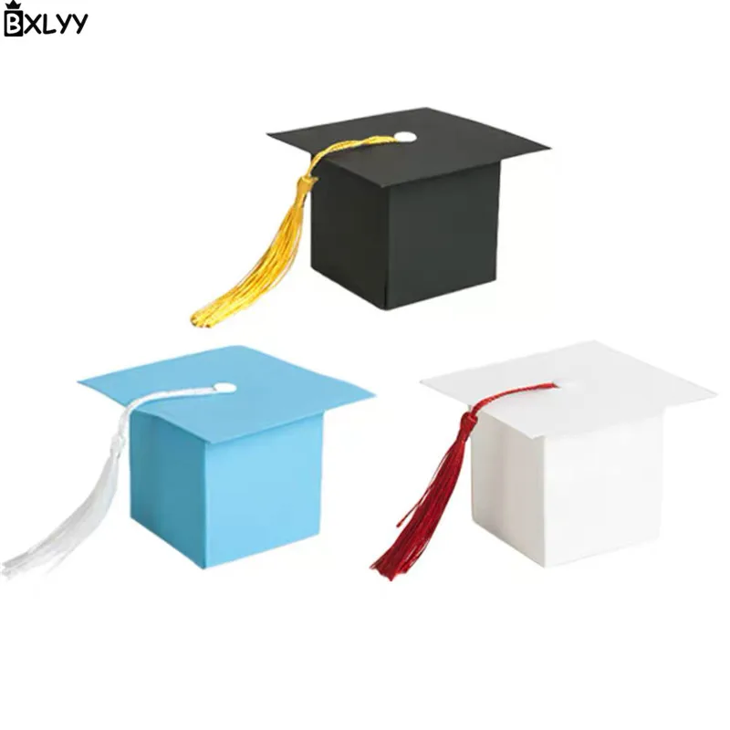 BXLYY 10 шт. креативная докторская шляпа коробка для конфет промоакция на выпускной