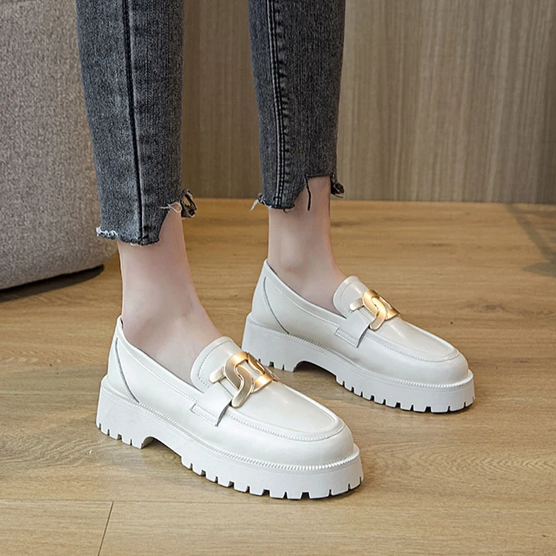 Black Platform Shoes Women's Loafers 2022 Spring Pumps Women's Spring Footwear Designer Heels Woman Sneakers Party Shoes Ladies