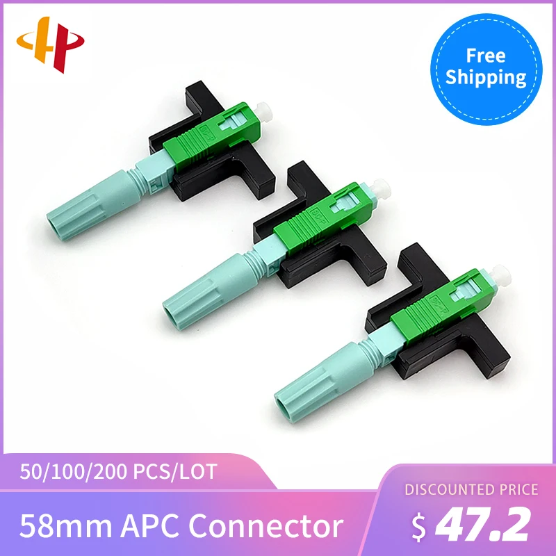 Продвижение 58 мм SC APC SM одномодовый оптический разъем FTTH инструмент холодный